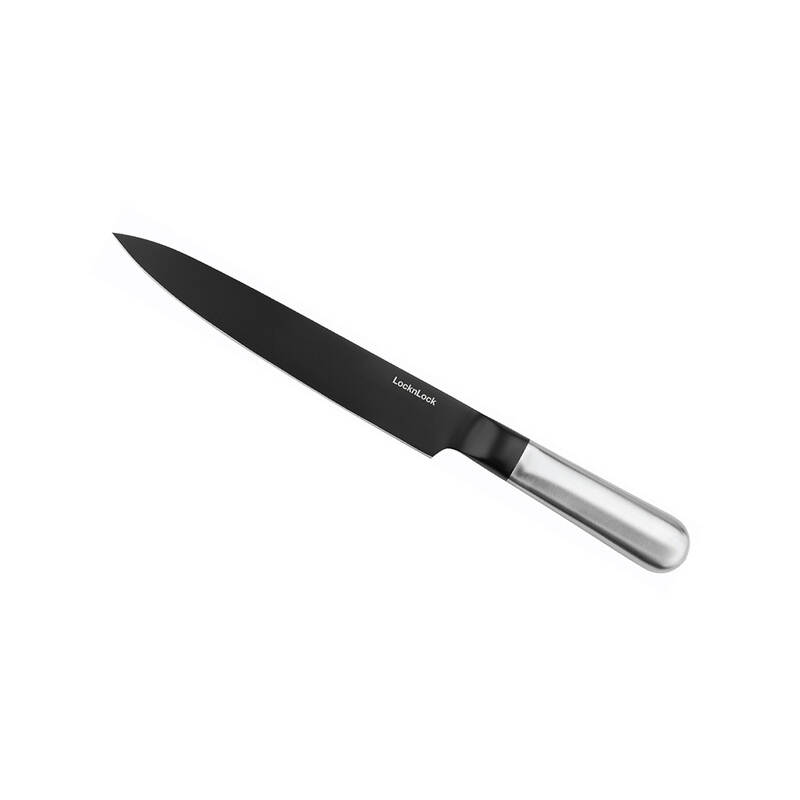 Dao nhà bếp inox phủ chống dính LocknLock - Màu đen CKK922/CKK923/CKK924 thép không gỉ chất lượng cao image number null